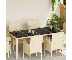 Vidaxl Set: 4x Glas-Tischplatte für 200x100 cm Tische - Schwarz - 50% Rabatt