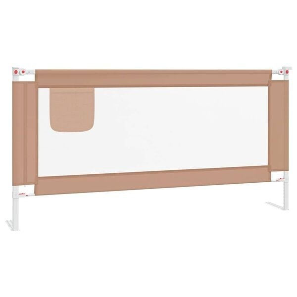 Vidaxl Bettgitter für Kinder, 180 x 25 cm, Taupe - 33% Rabatt