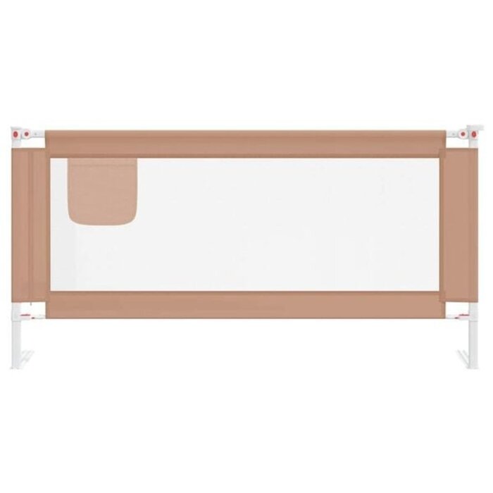 Vidaxl Bettgitter für Kinder, 180 x 25 cm, Taupe - 33% Rabatt