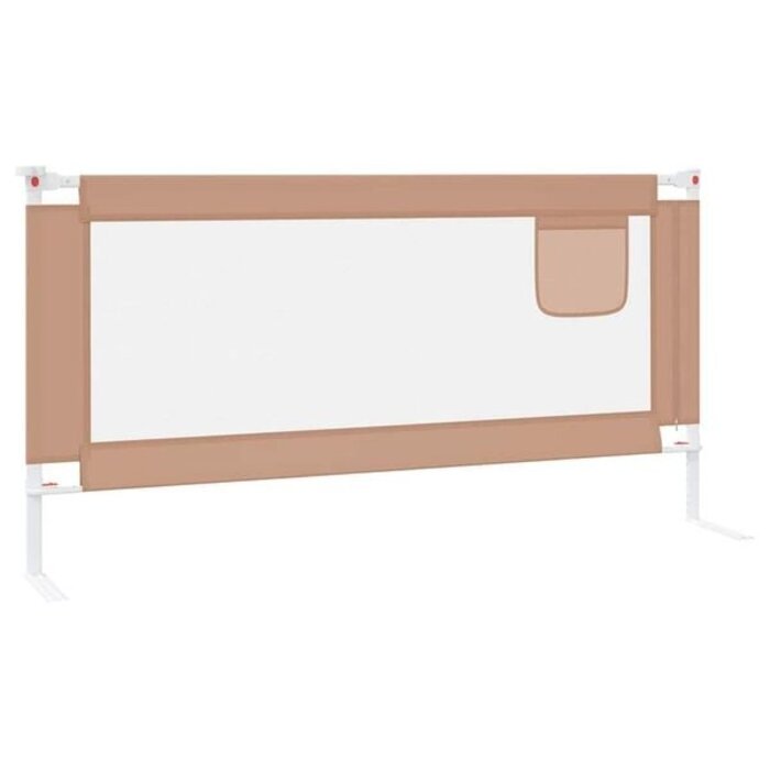 Vidaxl Bettgitter für Kinder, 180 x 25 cm, Taupe - 33% Rabatt