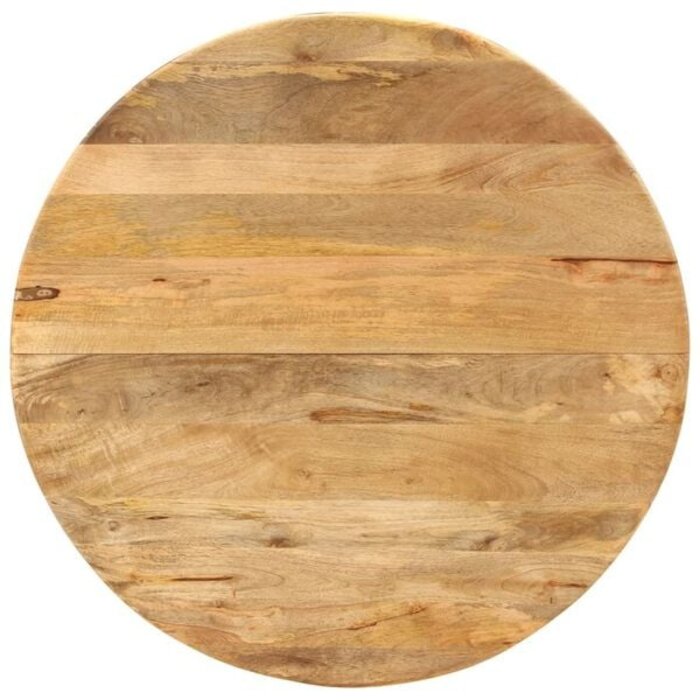 Vidaxl Runder Esstisch Massivholz Mangoholz 110cm - 35% Rabatt