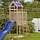 Spielturm Kiefernholz 110,5x52,5x215 cm - 35% Rabatt