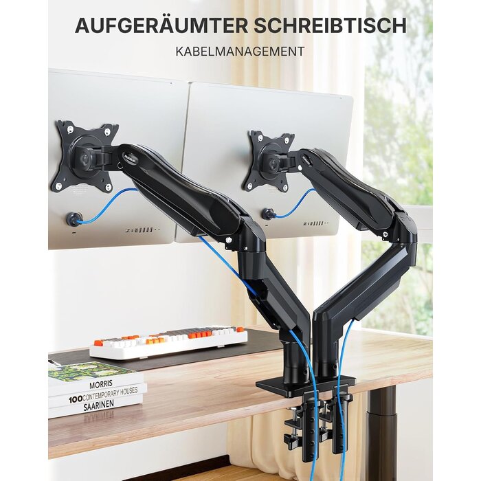 Monitorhalterung für zwei Bildschirme bis 32 Zoll - 34% Rabatt
