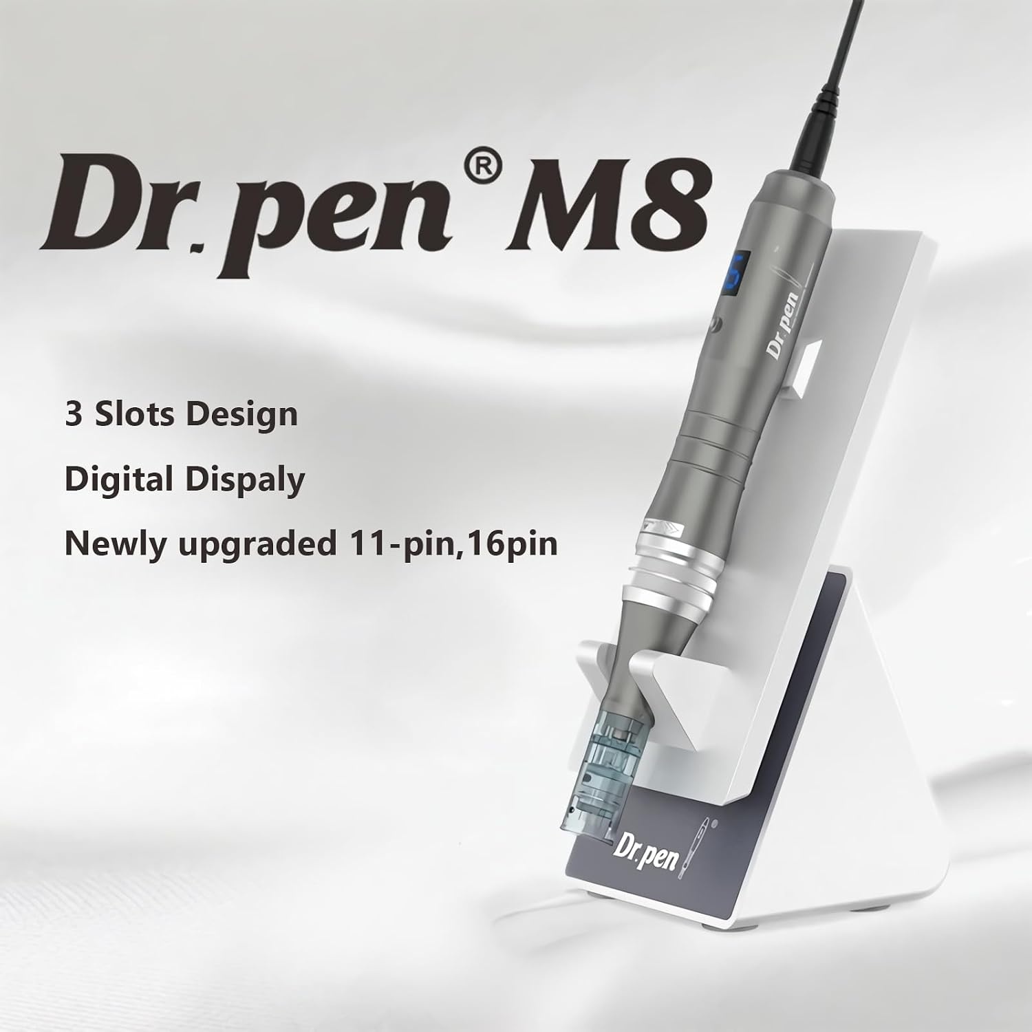 Microneedling Pen für Gesicht & Körper - 34% Rabatt - 22 Nadelaufsätze