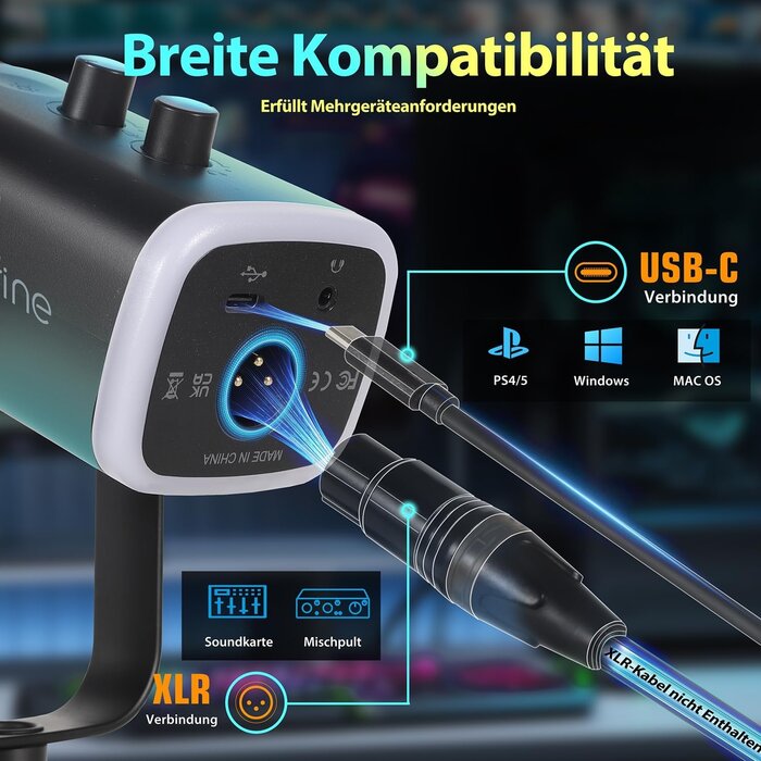 Dynamisches Gaming-Mikrofon mit RGB - 34% Rabatt auf Ausgepackt-Zustand