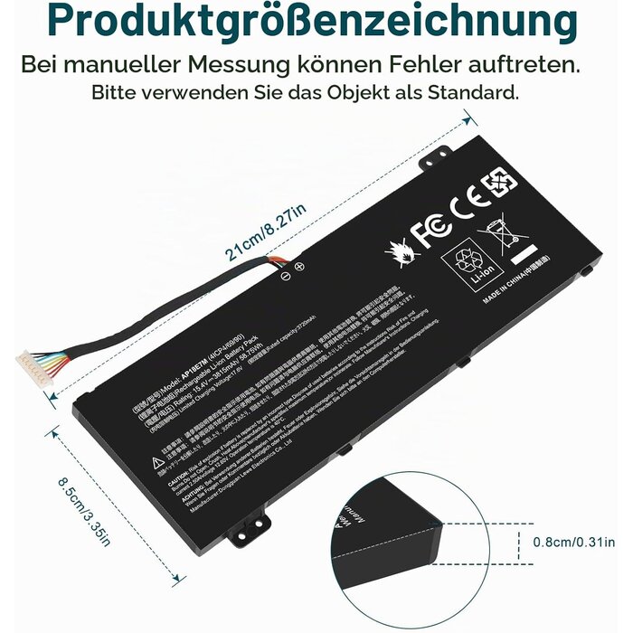 Laptop-Akku 15,4V 58,75Wh für Gaming-Notebooks - 32% Rabatt