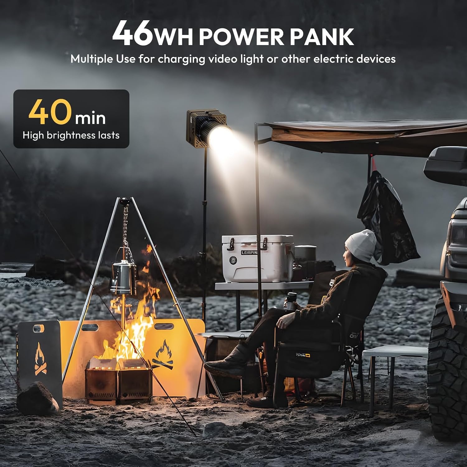 65W LED-Videoleuchte für Studio & Outdoor - 34% Rabatt auf Retourenware