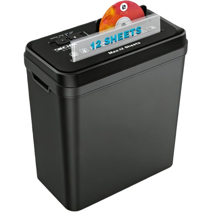 Aktenvernichter P4 für Büro & Homeoffice, 6 Blatt, 13L - 33% Rabatt