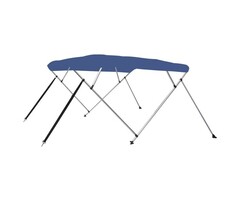 Vidaxl 4-Bügel Bimini-Top Bootsverdeck Marineblau 243x180cm - 52% Rabatt