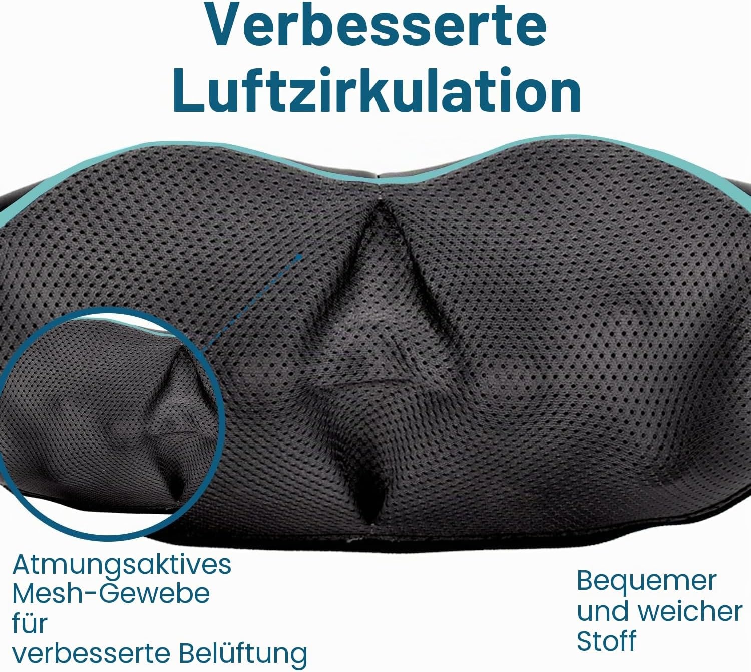 Shiatsu Massagegerät 3D-Knetmassage mit Wärmefunktion - 33% Rabatt