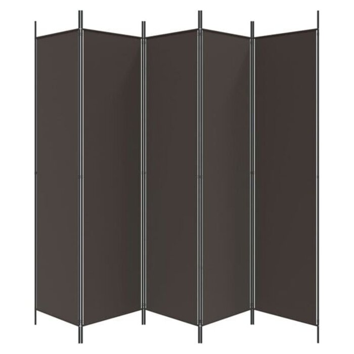 Vidaxl 5-Paneel Raumteiler 250x200 cm Braun - 33% Rabatt