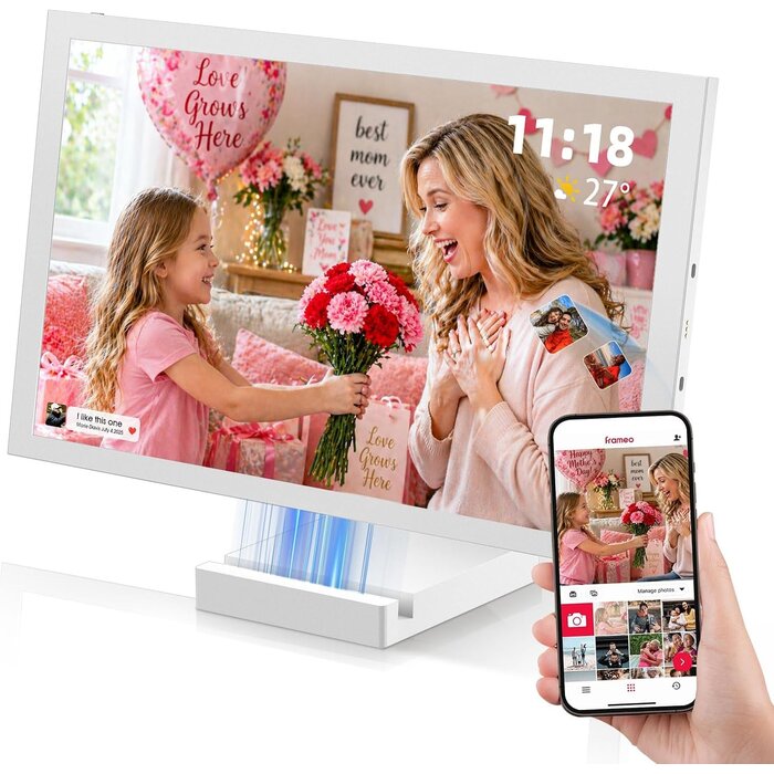 Digitale Fototafel 10,1 Zoll HD-Touchscreen - 30% Rabatt