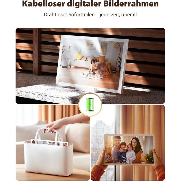 Digitale Fototafel 10,1 Zoll HD-Touchscreen - 30% Rabatt
