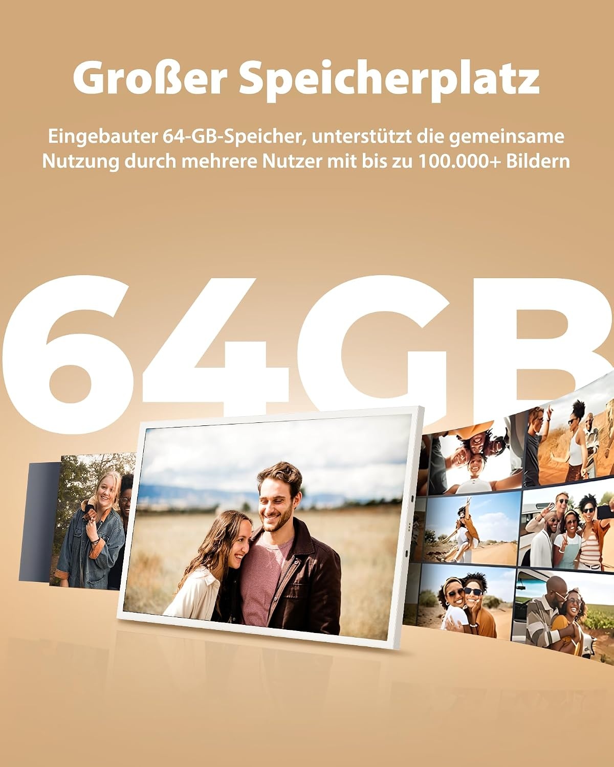 Digitale Fototafel 10,1 Zoll HD-Touchscreen - 30% Rabatt