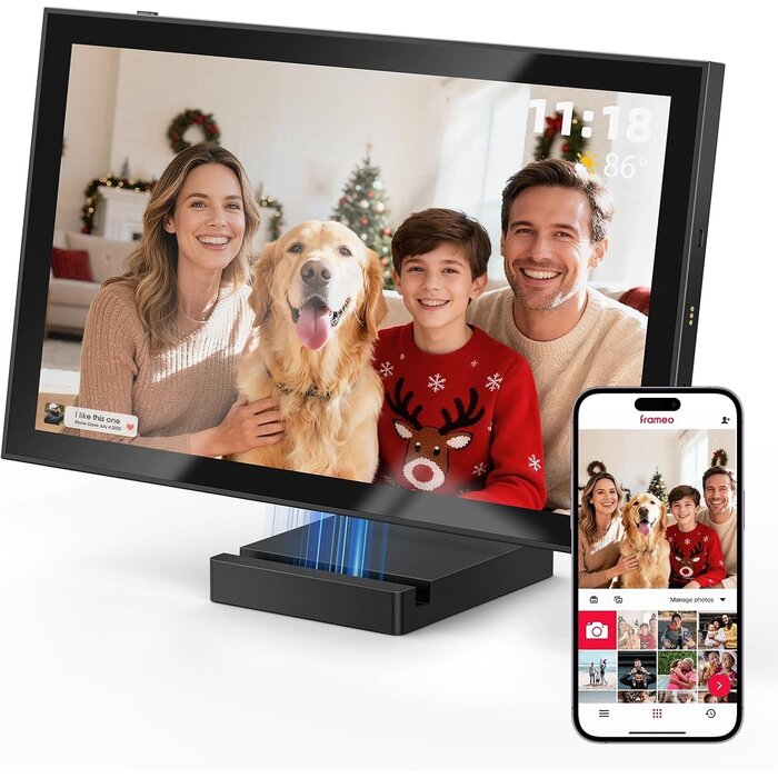 Digitale Fototafel 10,1 Zoll HD-Touchscreen - 30% Rabatt