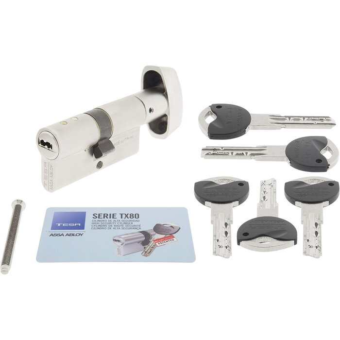 Profilzylinder 30x50 mm Messing - Wendeschlüsselsystem - 34% Rabatt