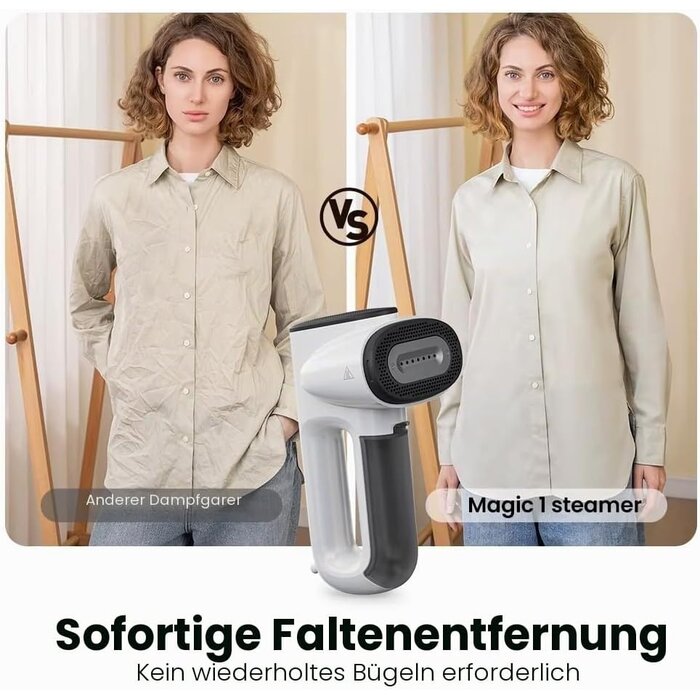 Tragbares Dampfbügeleisen 900W - 34% Rabatt auf Retourenware