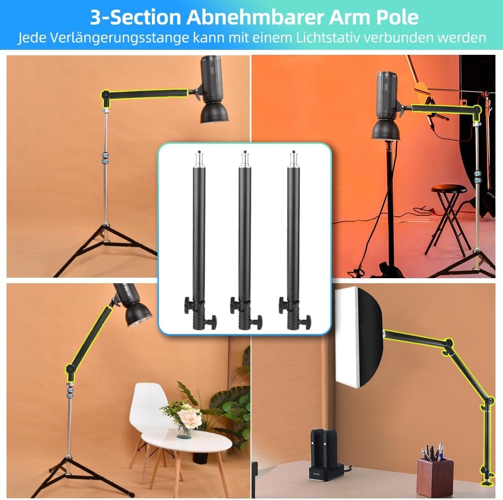 Flexibles Overhead-Tischstativ für Kamera & Licht - 32% Rabatt