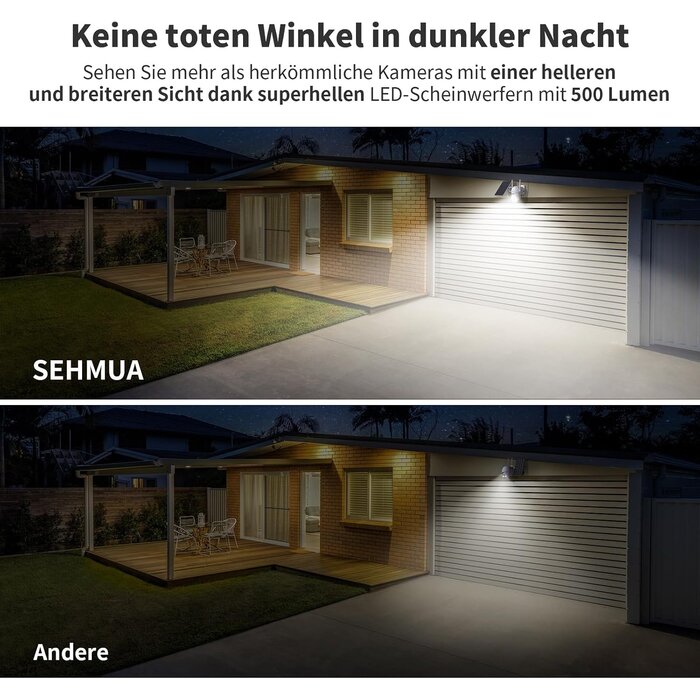 2er-Set 2K WLAN-Überwachungskameras, 360° PTZ, Solarbetrieben - 34% Rabatt