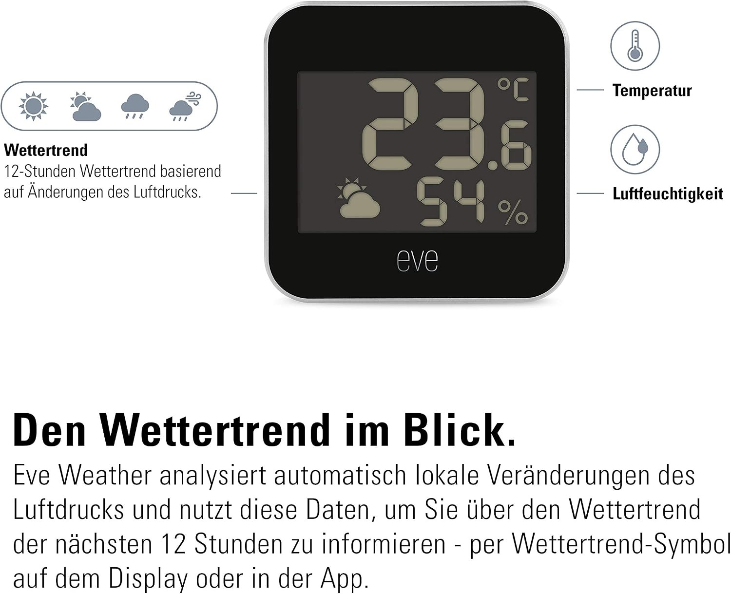 Smarte Wetterstation für Außen - Grau - 34% Rabatt - Ausgepackt & Neuwertig