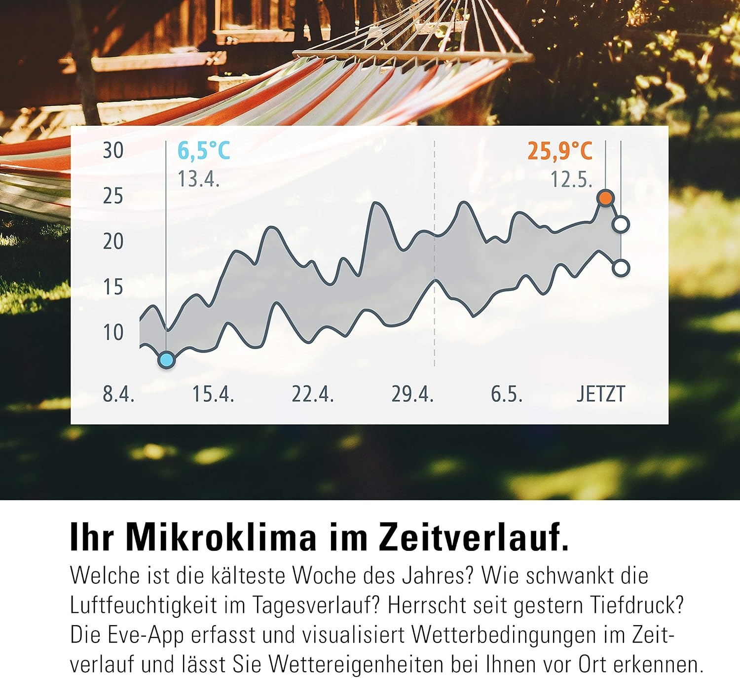 Smarte Wetterstation für Außen - Grau - 34% Rabatt - Ausgepackt & Neuwertig