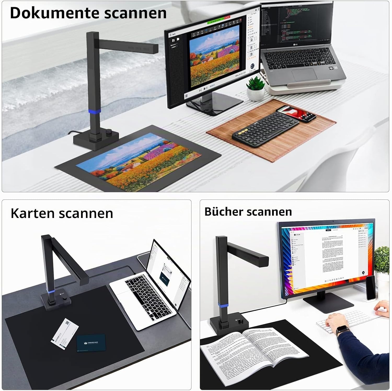 Tragbarer 24 MP Dokumenten- & Buchscanner A3 - 35% Rabatt
