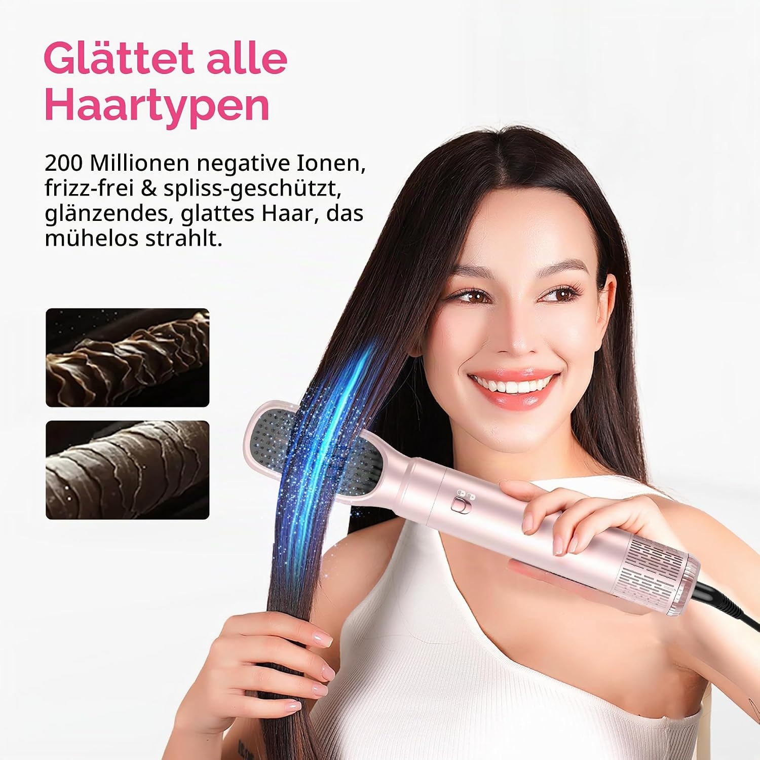 6-in-1 Warmluftbürste Multistyler 1000W Orange - 33% Rabatt