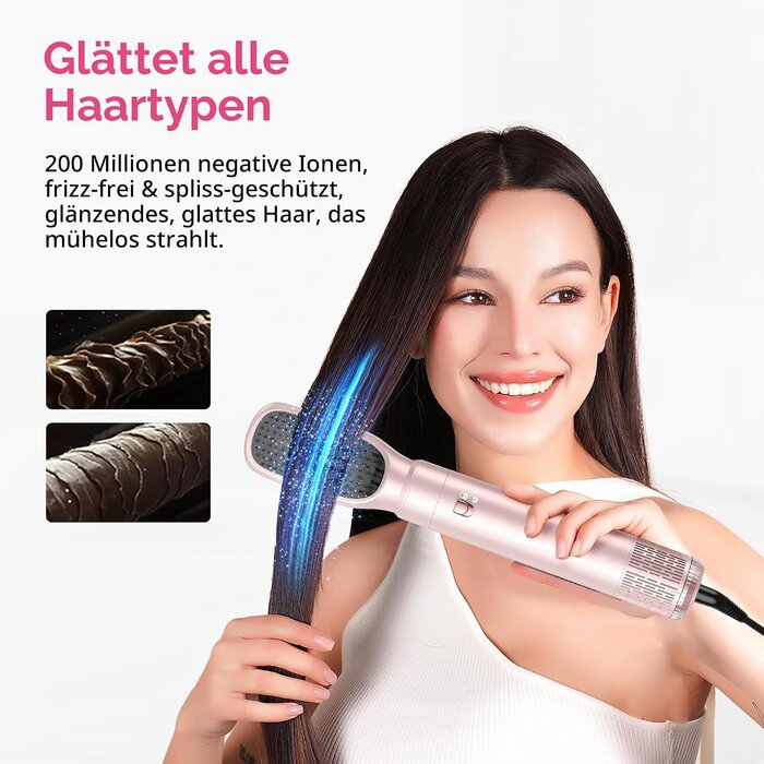 6-in-1 Warmluftbürste Multistyler 1000W Orange - 33% Rabatt