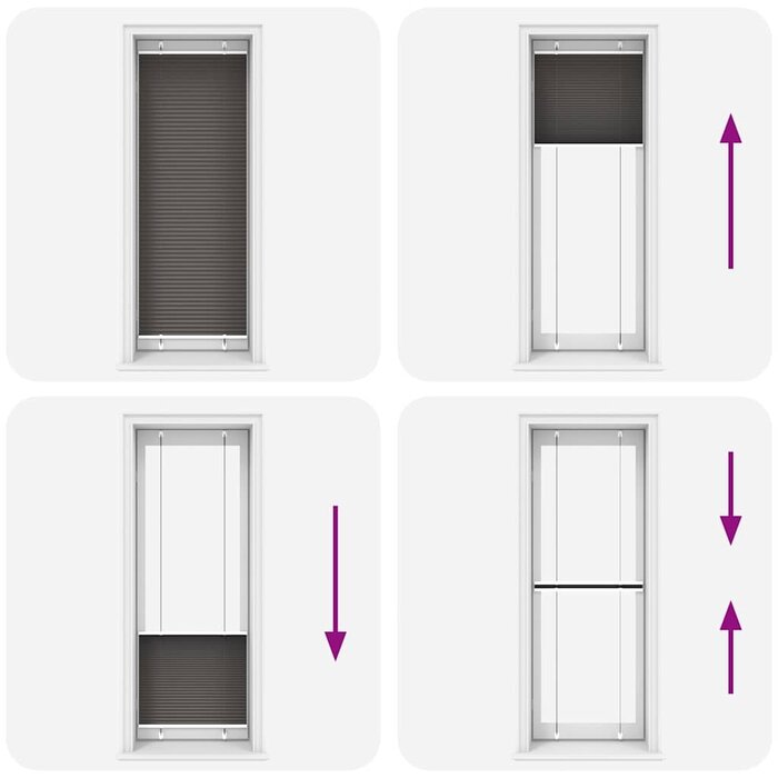 Vidaxl Plisseerollo 80x200 cm Schwarz - 31% Rabatt