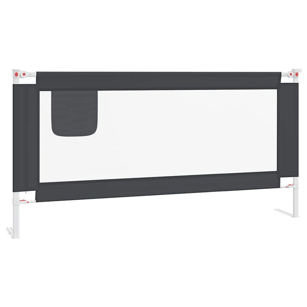 Vidaxl Bettgitter für Kinder, 180 x 25 cm, Dunkelgrau - 33% Rabatt