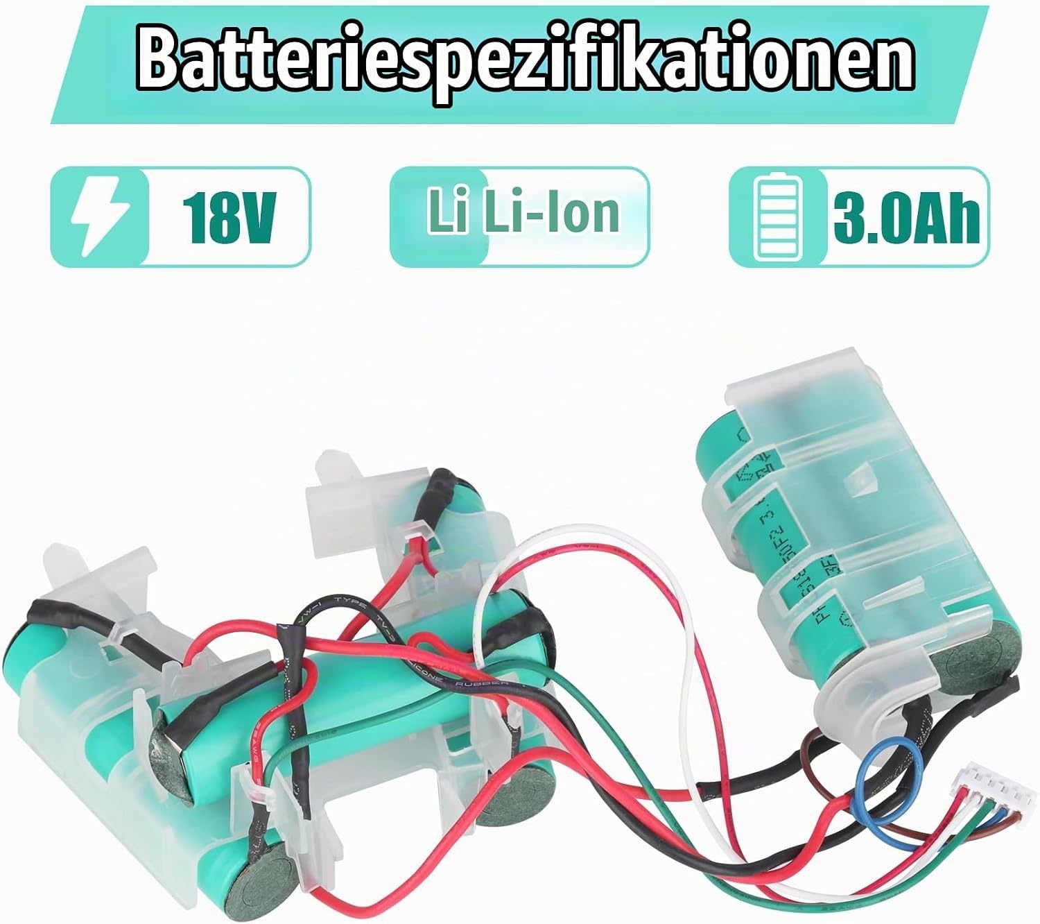 18V Staubsauger Ersatzakku 3000mAh - 33% Rabatt - Ausgepackt & Neuwertig