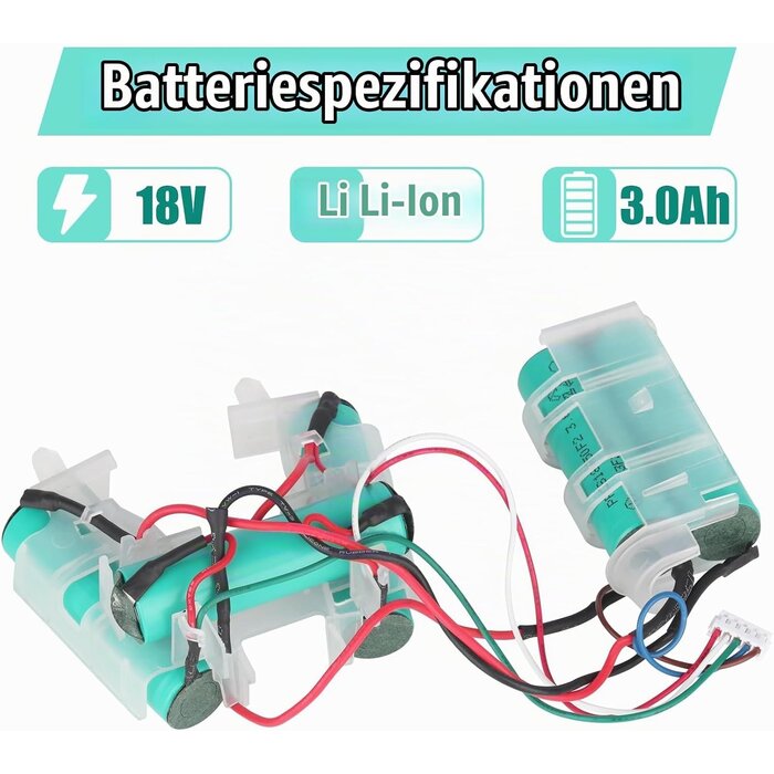 18V Staubsauger Ersatzakku 3000mAh - 33% Rabatt - Ausgepackt & Neuwertig