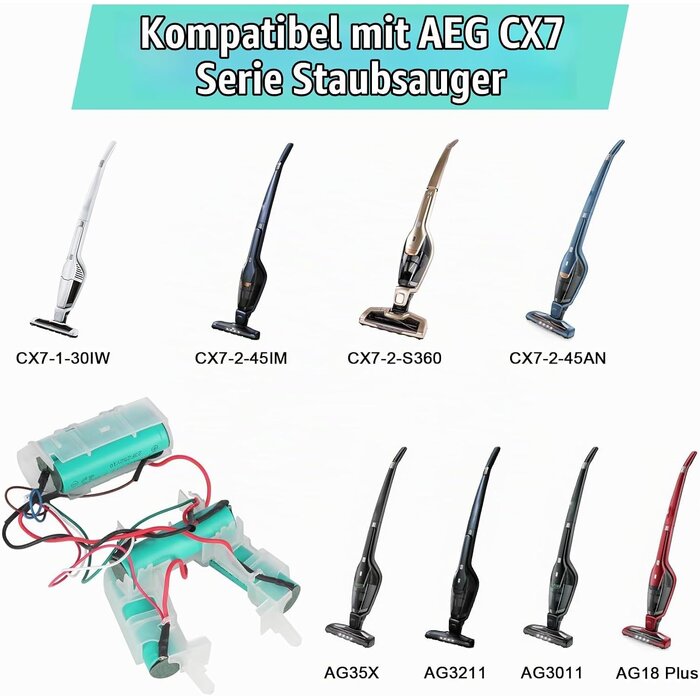 18V Staubsauger Ersatzakku 3000mAh - 33% Rabatt - Ausgepackt & Neuwertig