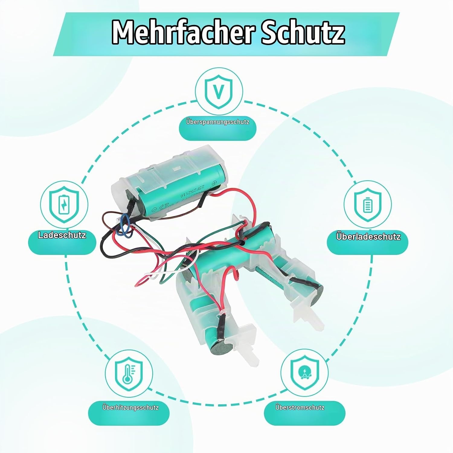 18V Staubsauger Ersatzakku 3000mAh - 33% Rabatt - Ausgepackt & Neuwertig