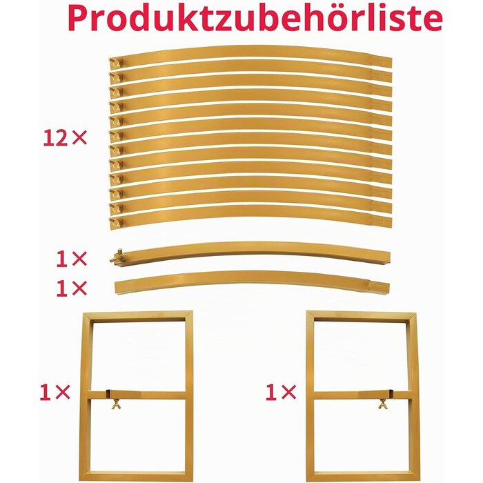 Runder Hintergrundständer Gold 2m für Hochzeiten - 33% Rabatt