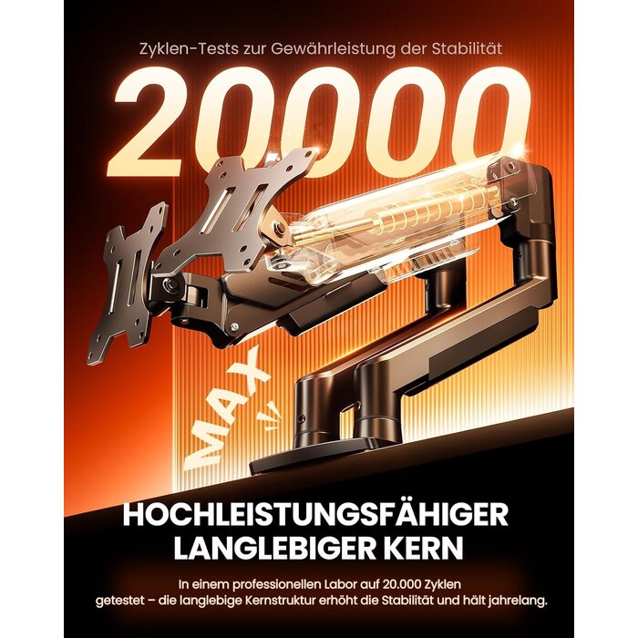 Doppel-Monitorhalterung für 13-32 Zoll Bildschirme - 33% Rabatt