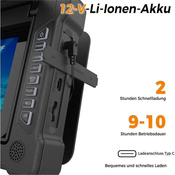 Unterwasser-Angelkamera 7 Zoll HD - 34% Rabatt auf Ausgepackt-Modell