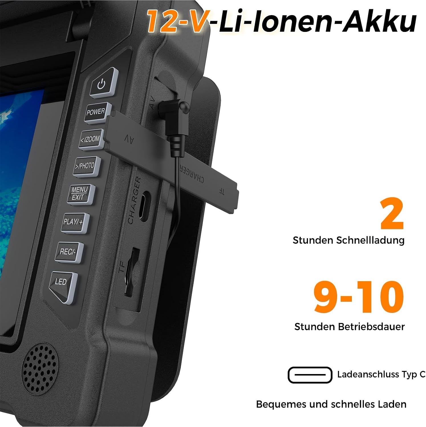 Unterwasser-Angelkamera 7 Zoll HD - 34% Rabatt auf Ausgepackt-Modell