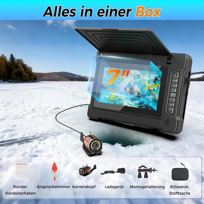 Unterwasser-Angelkamera 7 Zoll HD - 34% Rabatt auf Ausgepackt-Modell