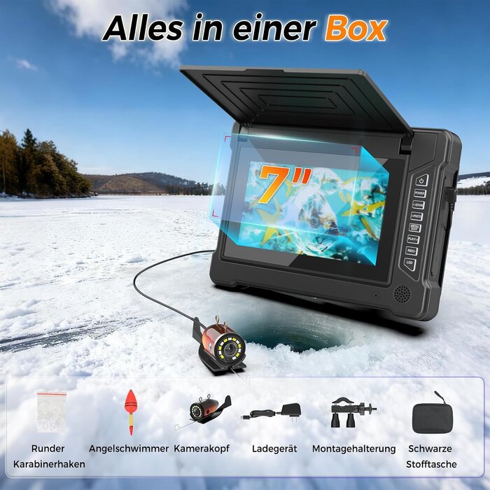 Unterwasser-Angelkamera 7 Zoll HD - 34% Rabatt auf Ausgepackt-Modell