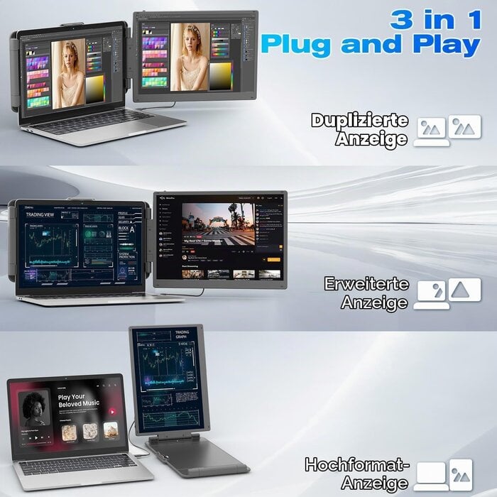 Tragbarer 14 Zoll QHD Monitor - 34% Rabatt auf Retourenware