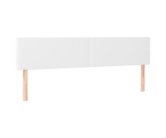 Vidaxl Bettkopfteil 180 cm Kunstleder Weiß - 50% Rabatt