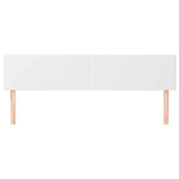Vidaxl Bett-Kopfteil 180x88 cm Kunstleder Weiß - 33% Rabatt