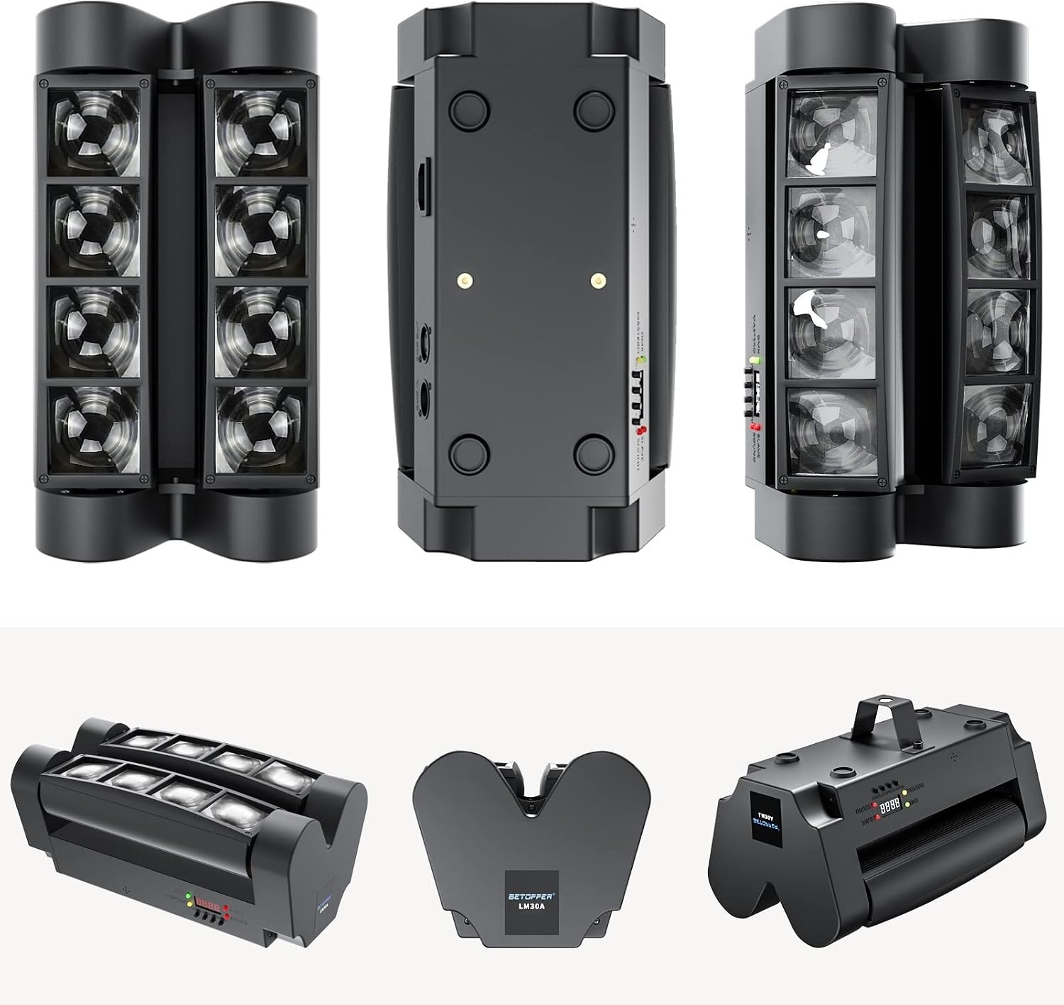 LED Spider Moving Head 2er-Set RGBW - 35% Rabatt