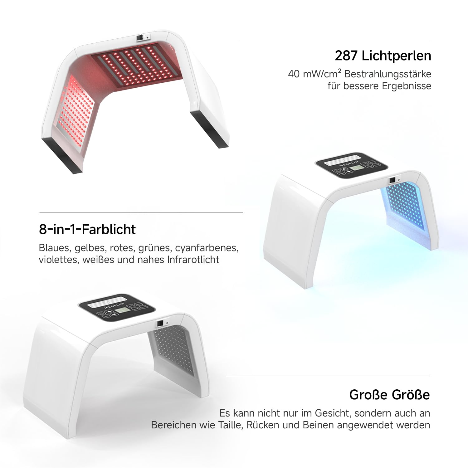 LED-Lichttherapiegerät für Körper & Gesicht - 35% Rabatt