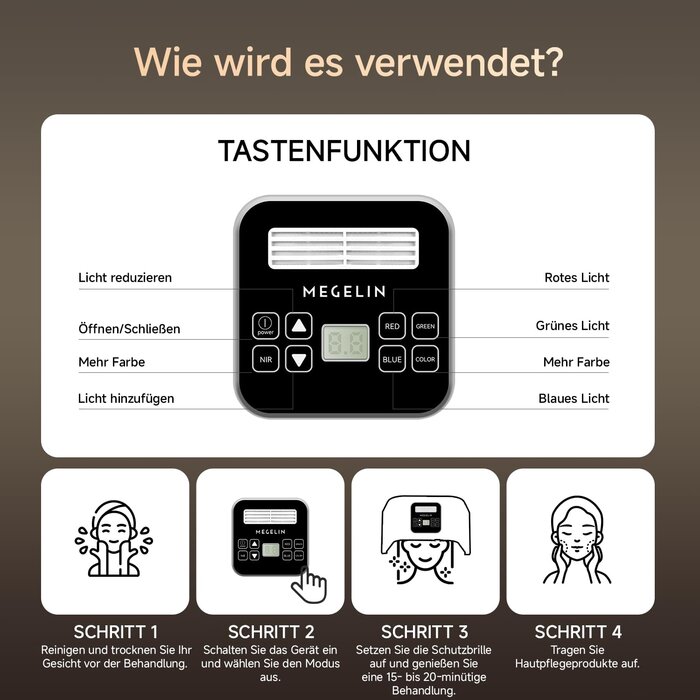 LED-Lichttherapiegerät für Körper & Gesicht - 35% Rabatt