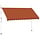 Manuelle Markise 400 cm Orange-Braun | 34% Rabatt