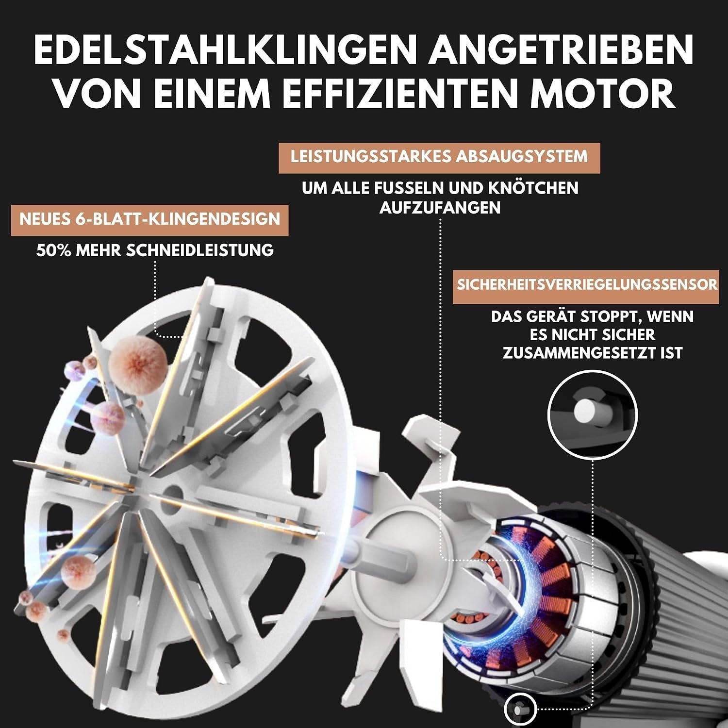 Elektrischer Fusselrasierer für Kleidung - 3 Stufen - 32% Rabatt