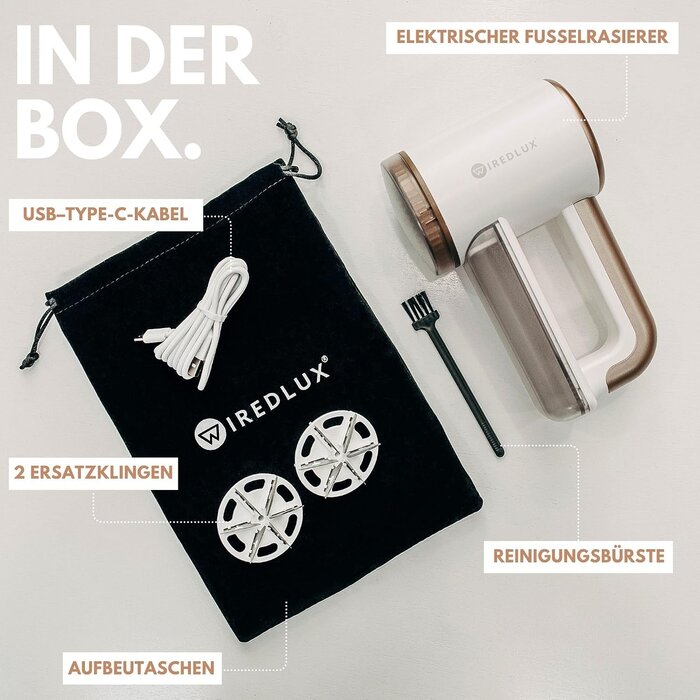 Elektrischer Fusselrasierer für Kleidung - 3 Stufen - 32% Rabatt