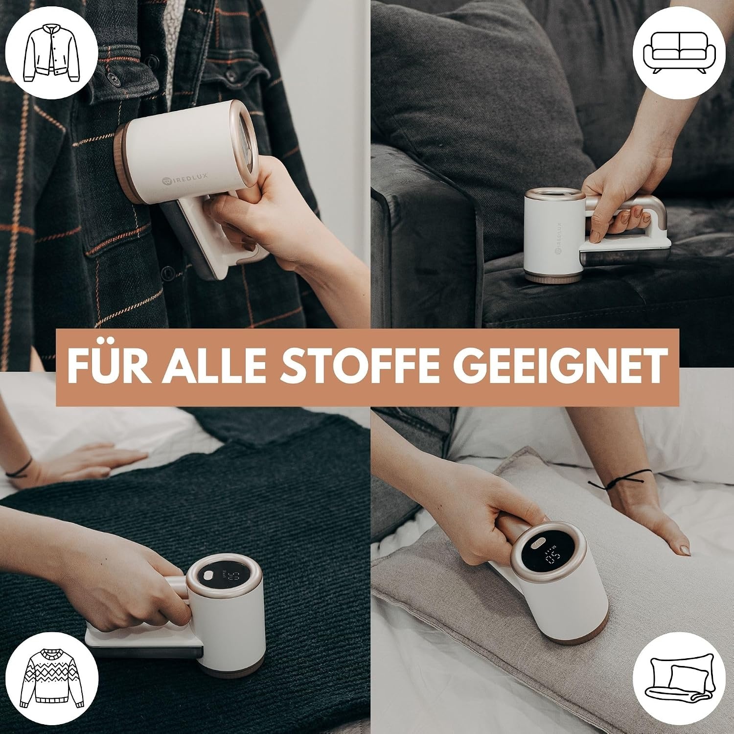 Elektrischer Fusselrasierer für Kleidung - 3 Stufen - 32% Rabatt